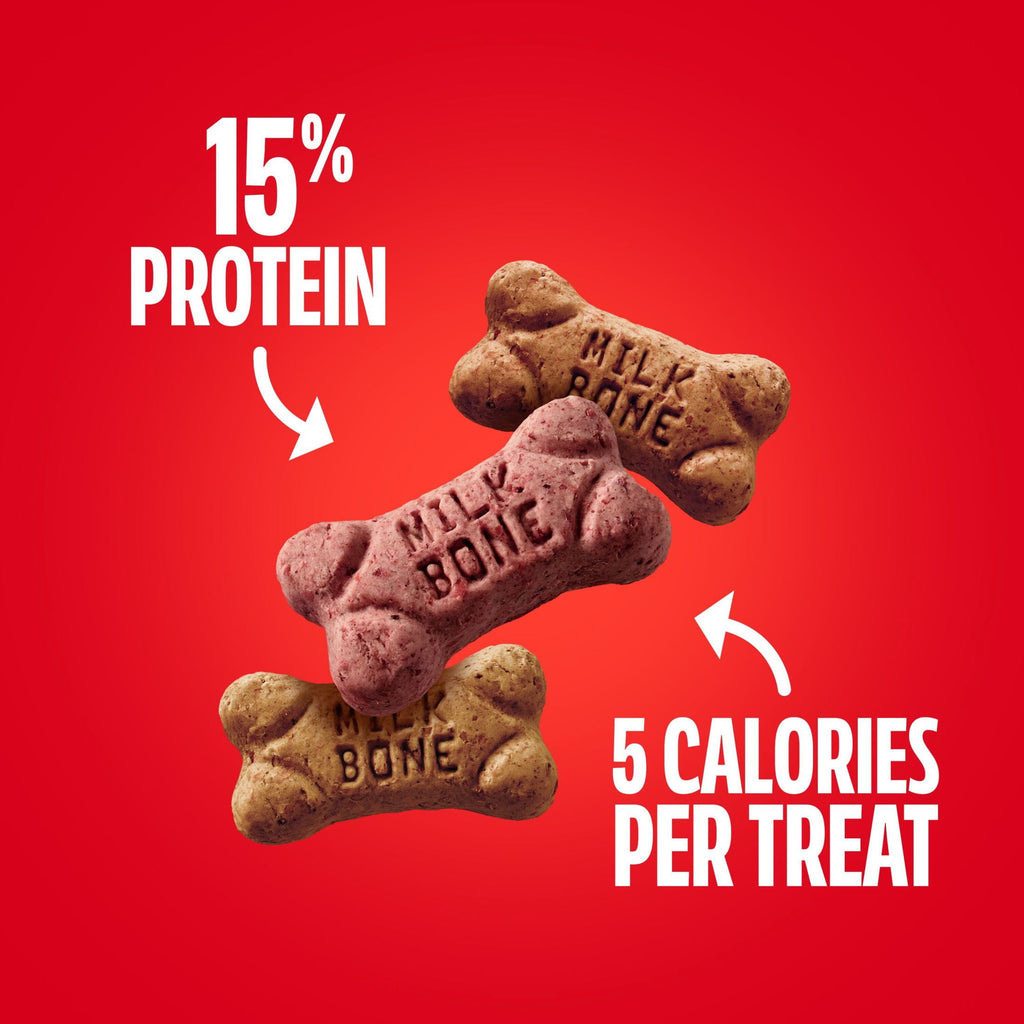 Milk Bone Mini’s Peanut Butter Flavor Dog Biscuits - Naturally & Artificially Flavored, 15 oz Box