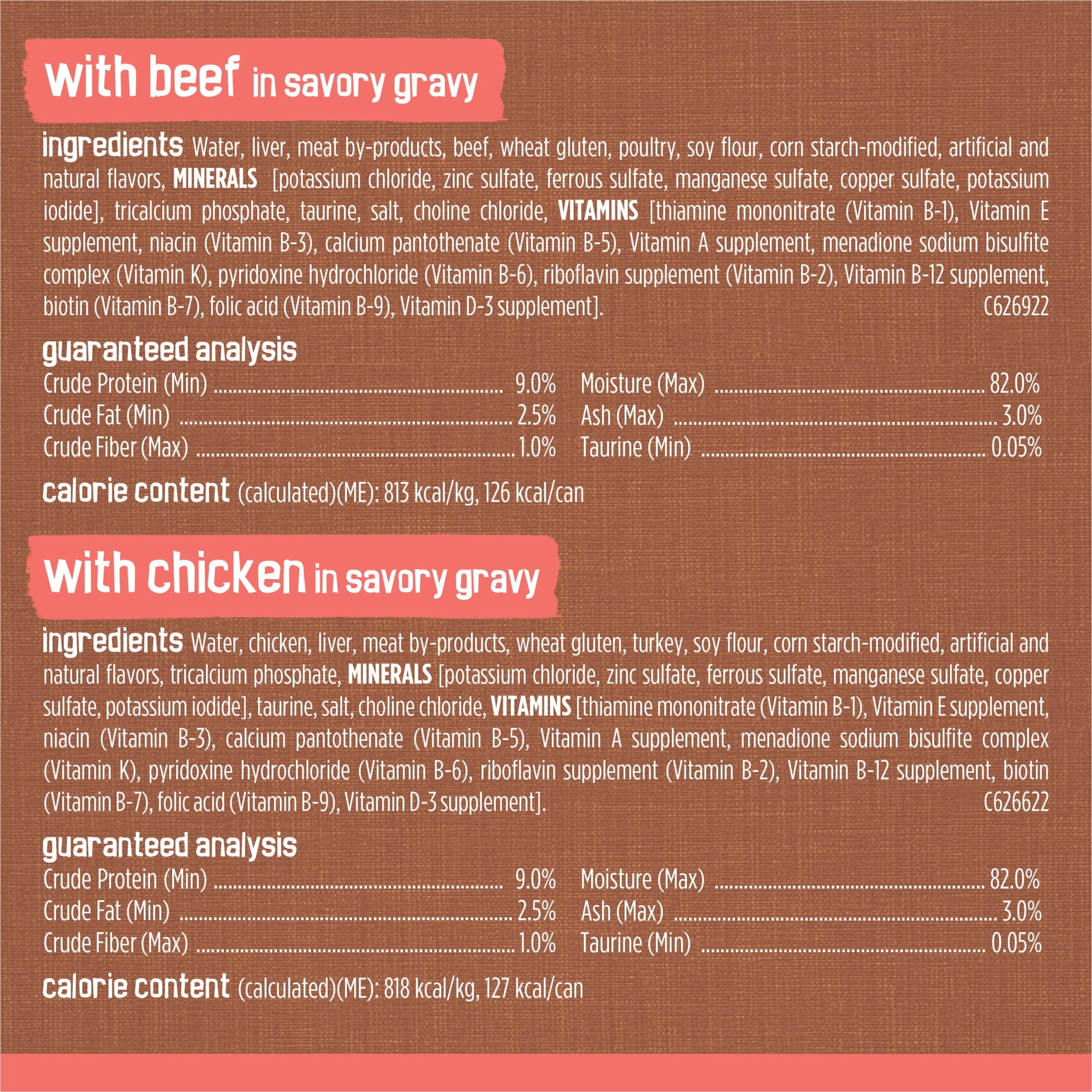 Purina Friskies Extra Chunky Gravy Variety Pack - Wet Cat Food, 5.5 oz Cans - 2-Pack