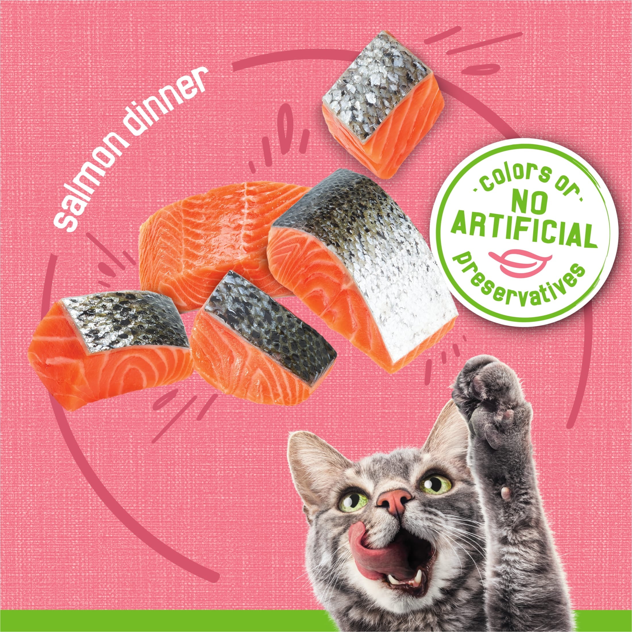 Purina Friskies Pate - Salmon, Wet Cat Food, 5.5 oz Can - 6-Pack