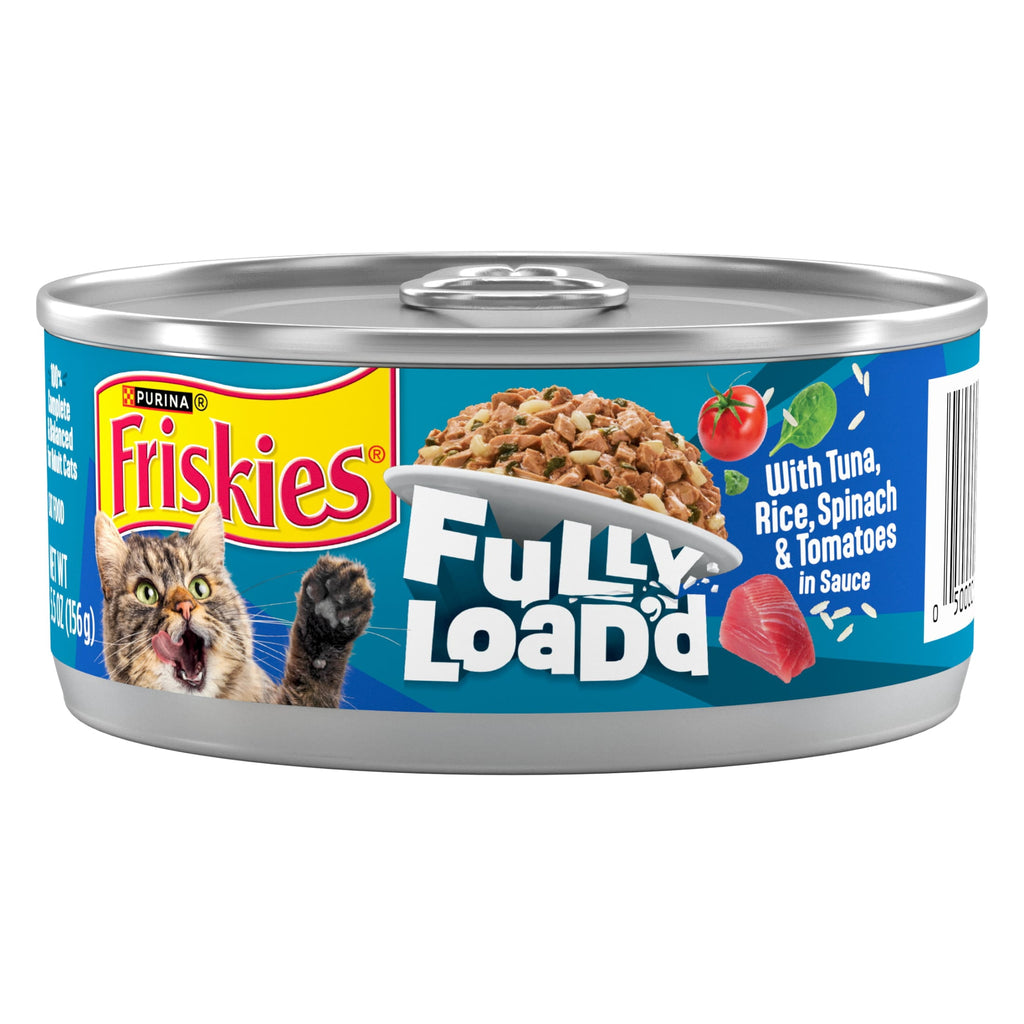 Purina Friskies Fully Load’d Tuna Flavor Wet Cat Food - 5.5 oz Can - 24-Pack
