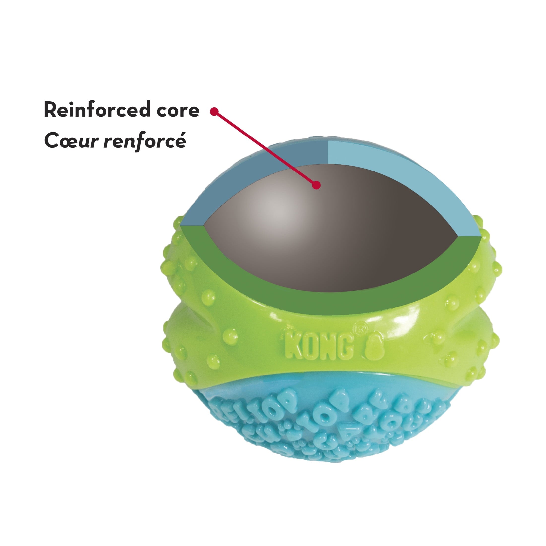 KONG® CoreStrength™ Dog Ball - Large for Dogs Between 30-65 lbs