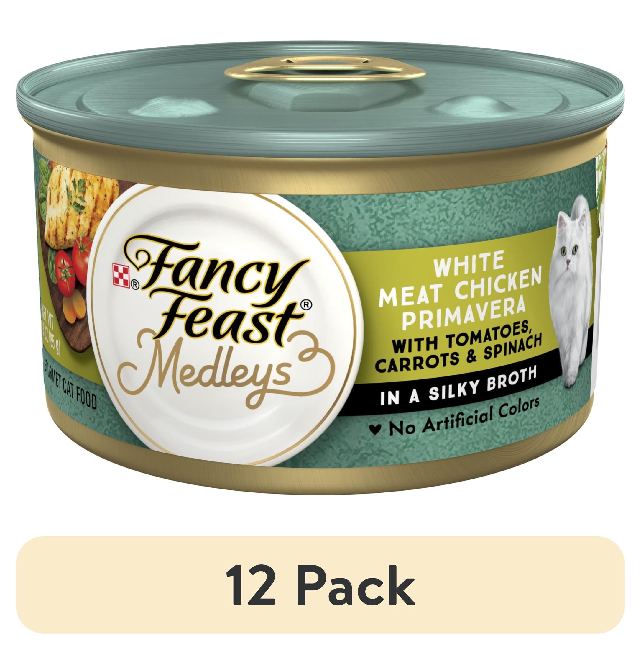 Purina Fancy Feast Medleys Kitten Food - Wet Cat Food, Chicken Primavera, 3 oz Cans - 12-Pack