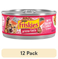 Purina Friskies Prime Filets - Salmon and Beef in Sauce, Wet Cat Food, 5.5 oz Can - 12-Pack