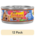 Purina Friskies Gravy Pate - Tuna, Wet Cat Food, 5.5 oz Can - 12-Pack
