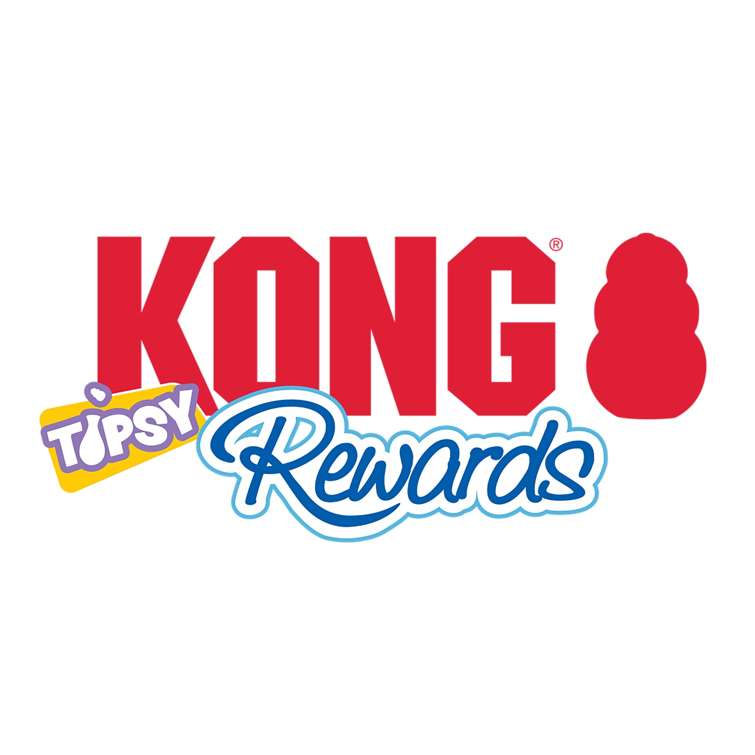KONG® Rewards Tipsy Food Dispensing Toy for Dogs - 2 Challenge Levels, Large