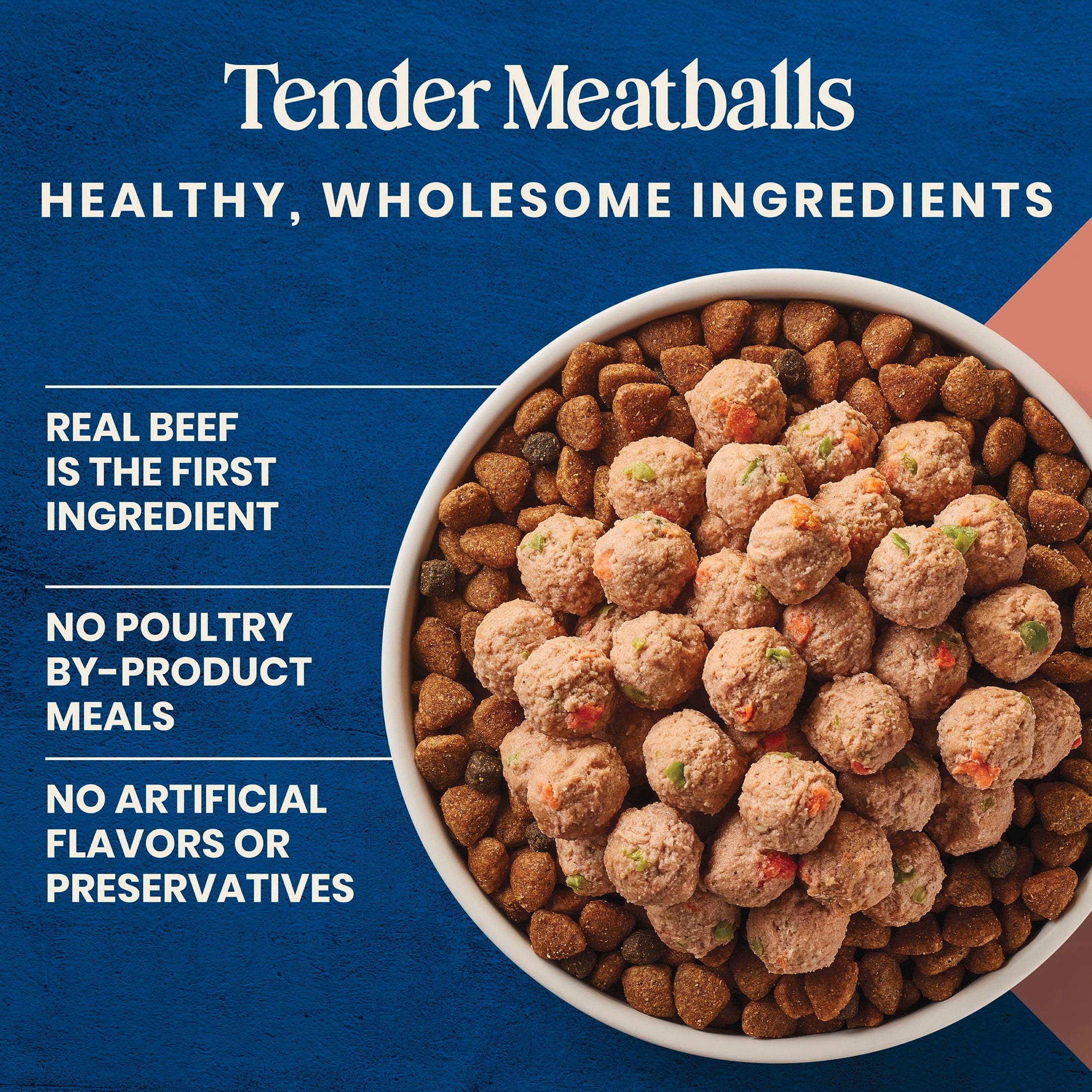 Blue Buffalo Love Made Fresh Dog Food - Refrigerated, Beef Meatball 1.5lb Pouch - 6-Pack