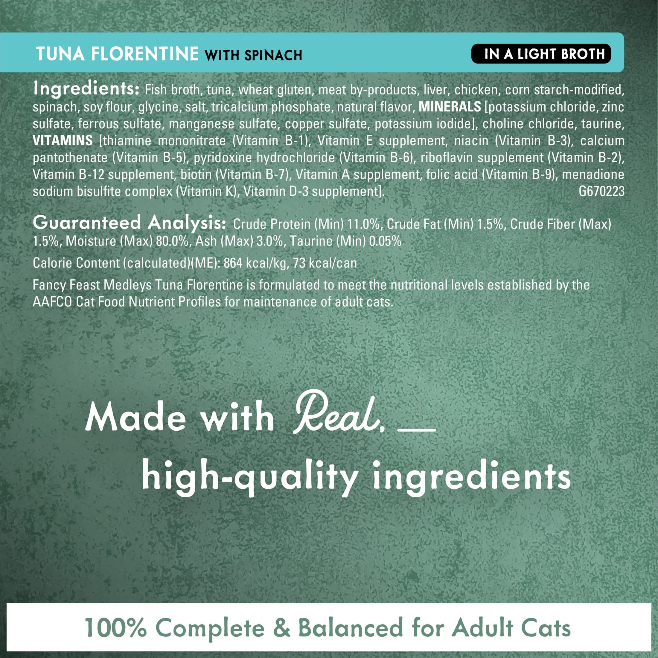 Purina Fancy Feast Medleys Food - Wet Cat Food, Florentine Collection, 3 oz Cans