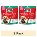 Milk Bone Brushing Chews Fresh Mint Flavor Daily Dental Dog Treats - Mini, 18.9 oz Bag - 2-Pack