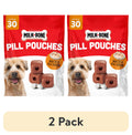 Milk Bone Pill Pouches Dog Treats With Real Chicken - 30 Count Bag - 2-Pack