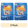 Purina Friskies Dry Cat Food Seafood Sensations With Salmon - Tuna, and Shrimp Flavors, 30 lb Bag - 2-Pack