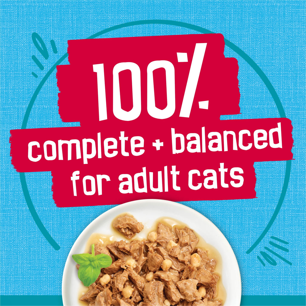 Purina Friskies Tasty Treasures Prime Filets - Tuna, Wet Cat Food, 5.5 oz Cans - 12-Pack