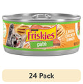 Purina Friskies Liver & Chicken Flavor Pate Wet Cat Food - 5.5 oz Can - 24-Pack