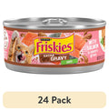 Purina Friskies Extra Gravy Pate With Salmon - Wet Cat Food, 5.5 oz Cans - 24-Pack