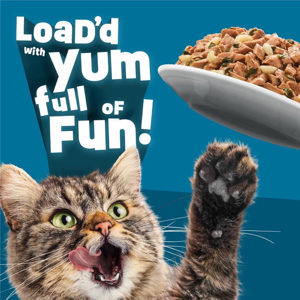 Purina Friskies Fully Load’d Tuna Flavor Wet Cat Food - 5.5 oz Can - 24-Pack