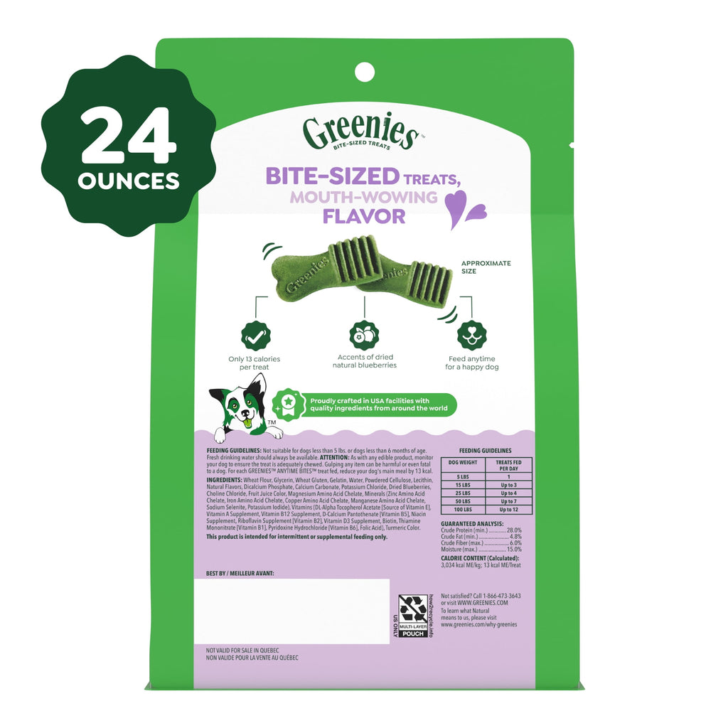 Greenies Anytime Bites Original Flavor Dog Treats - 24 oz Bag