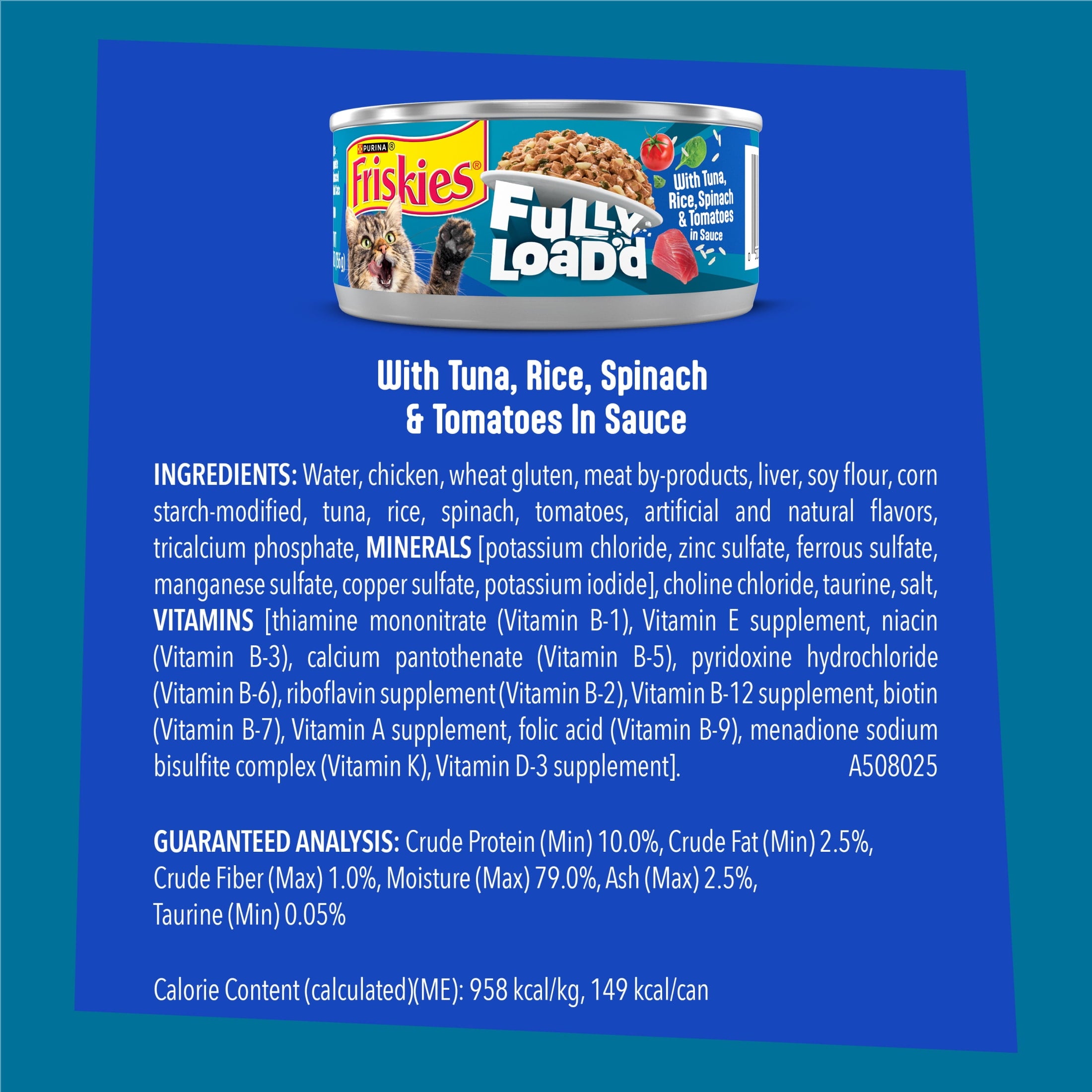Purina Friskies Fully Load’d Tuna Flavor Wet Cat Food - 5.5 oz Can