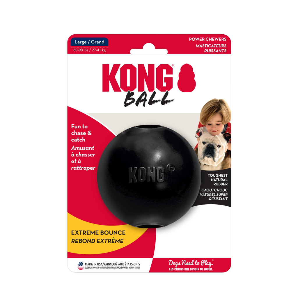 KONG® Extreme Ball Puncture Resistant Dog Toy for Power Chewers - Large, for Dogs Between 30-65 lbs