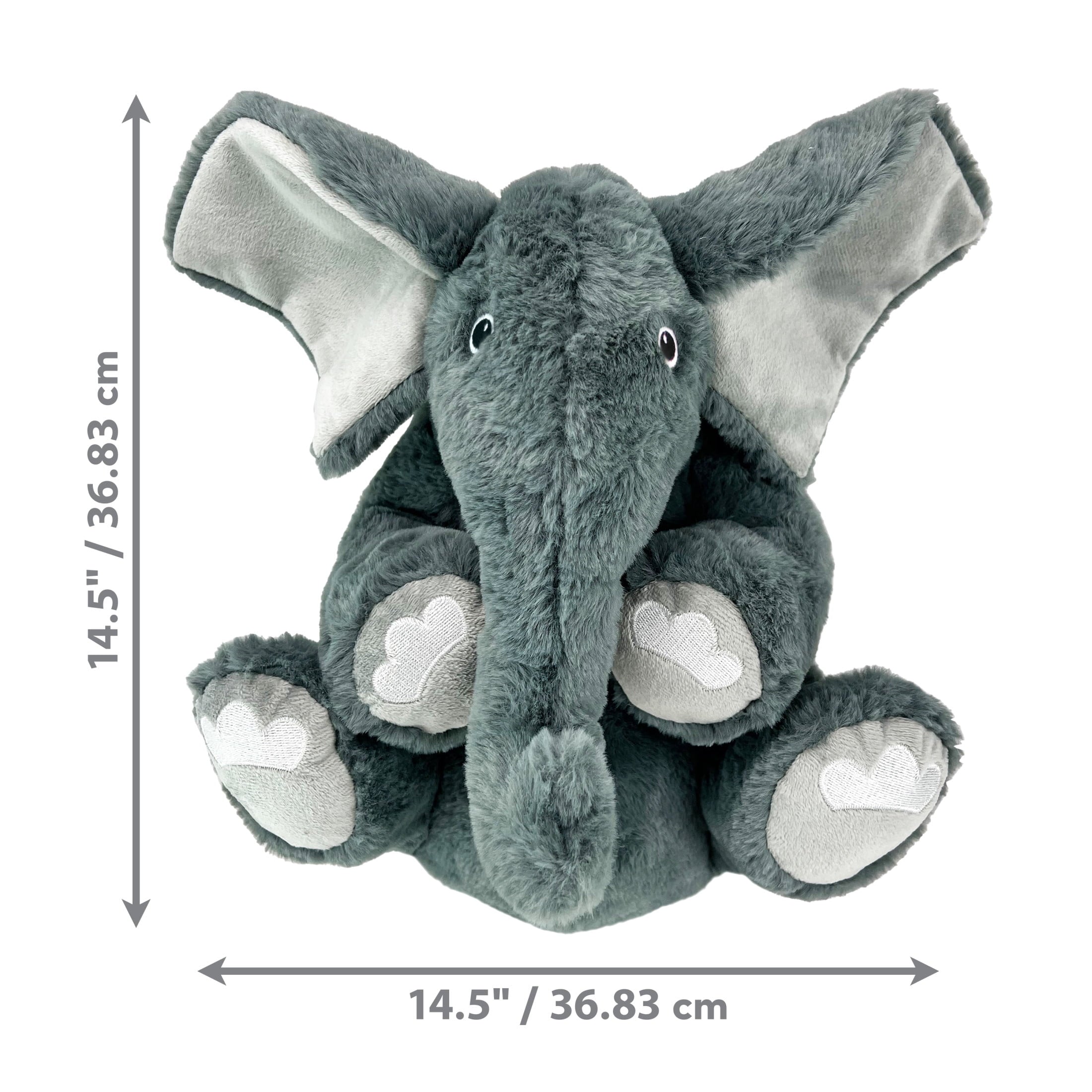 KONG® Comfort Kiddos Dog Toy - Removable Squeaker, Elephant, Jumbo Extra Large