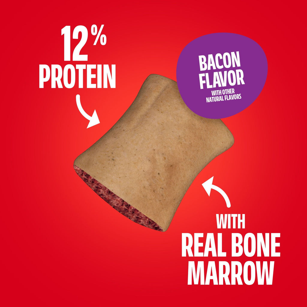 Milk Bone MaroSnacks Bacon Flavor Small Dog Treats With Bone Marrow - 40 ozs