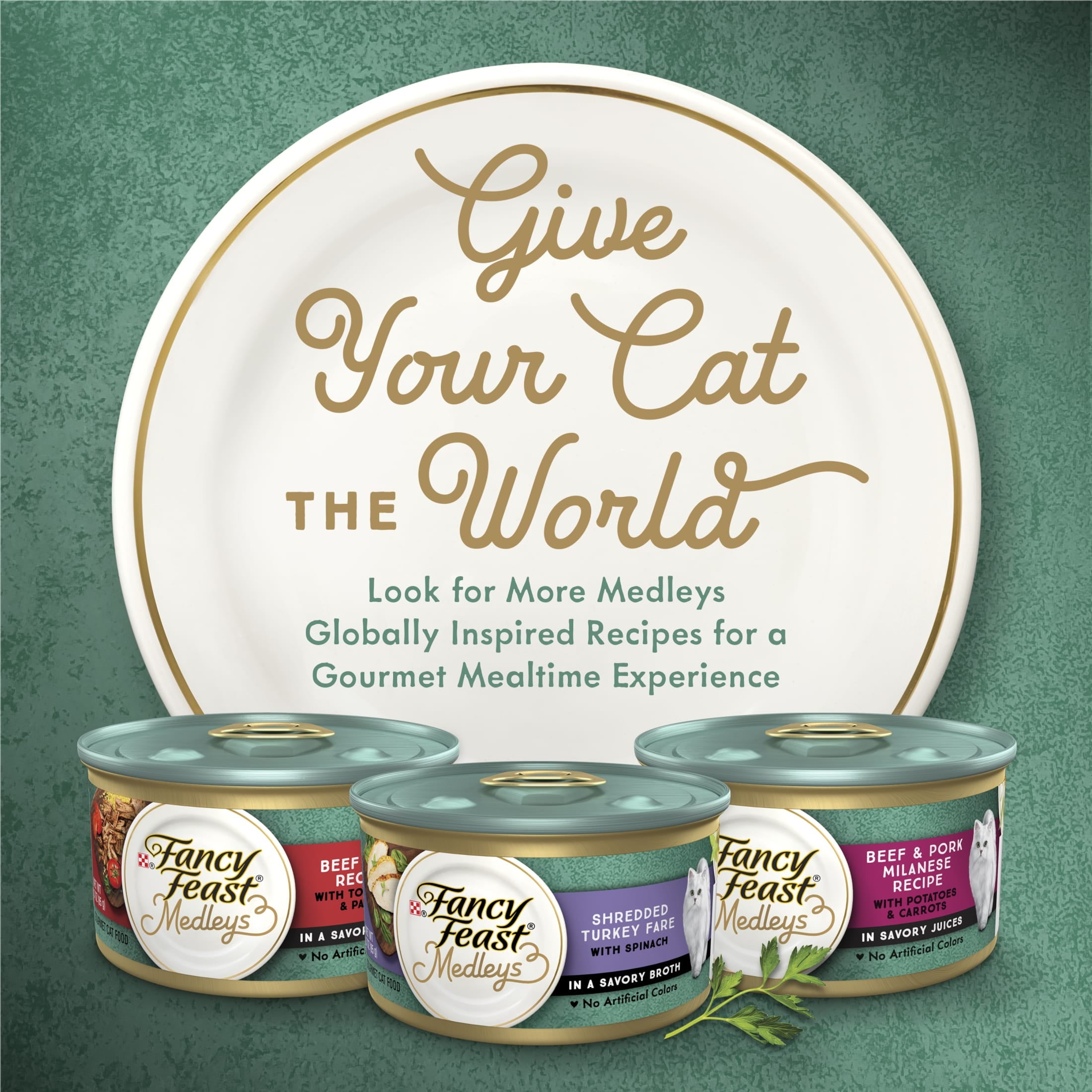 Purina Fancy Feast Medleys Kitten Food - Wet Cat Food, Chicken Primavera, 3 oz Cans - 12-Pack