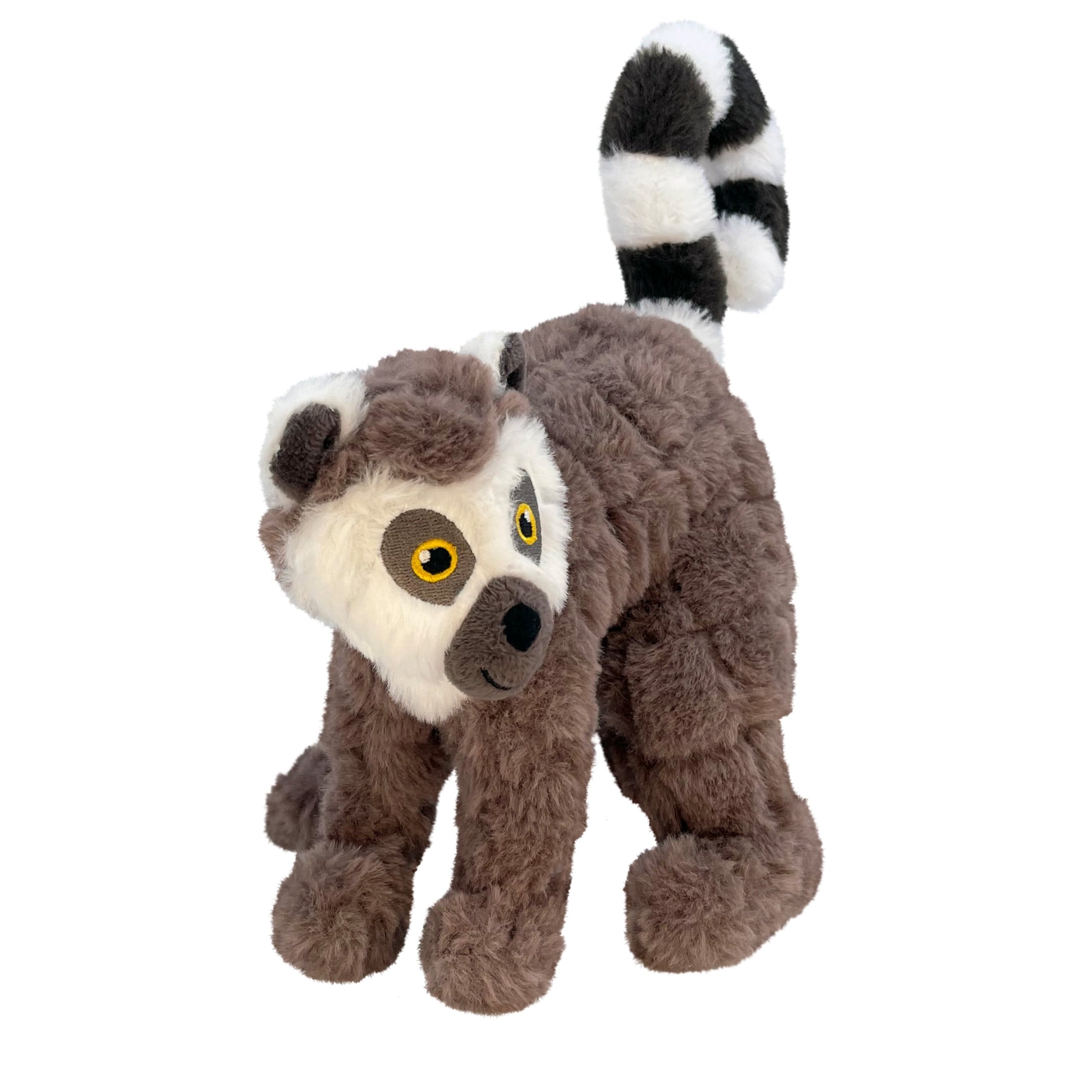 KONG® Scampers Squeaker Plush Dog Toy - Lemur, Medium