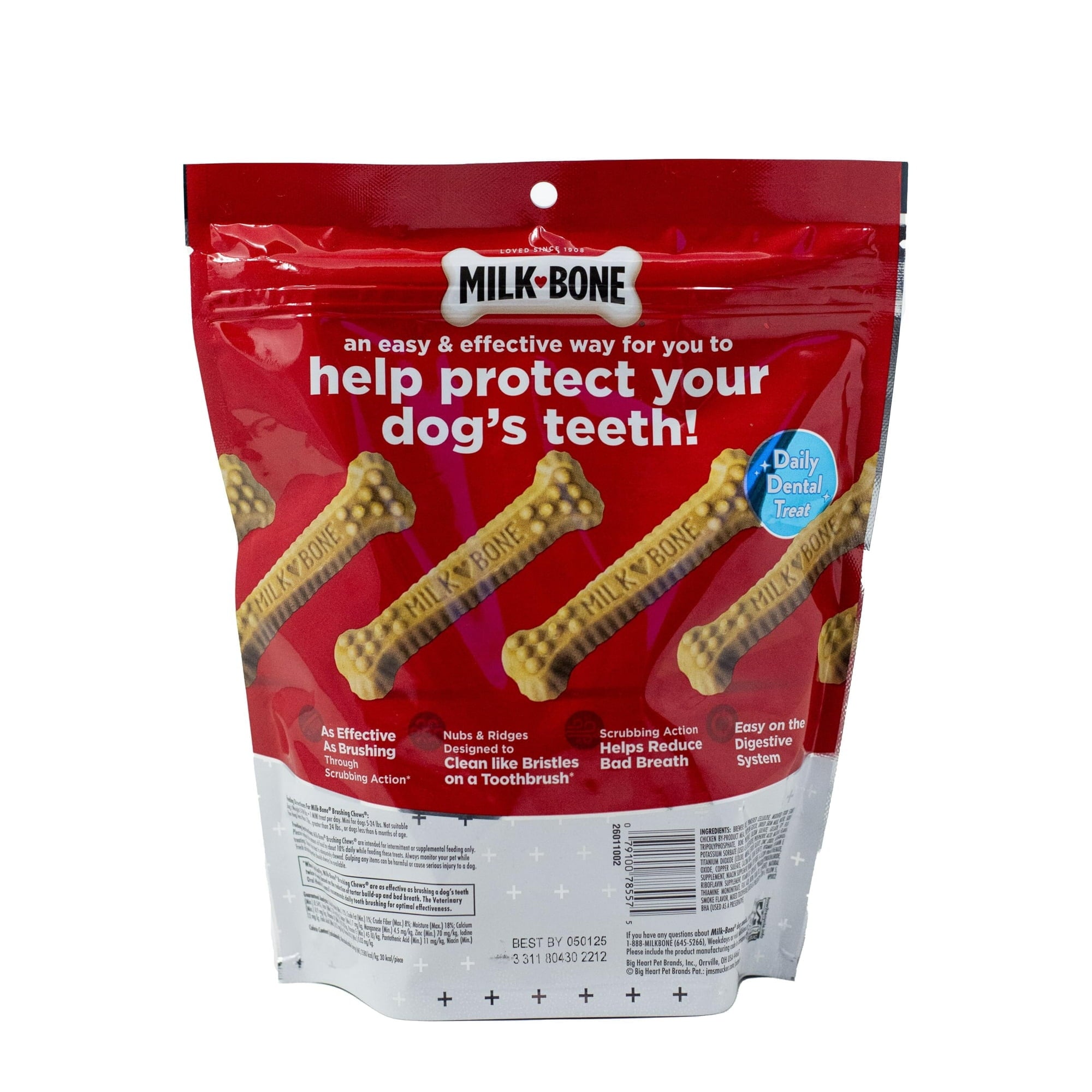 Milk-Bone Brushing Chews - Dental Dog Treats - Small Breed (48 Count) MerlinsMart Zine - Rope Toy