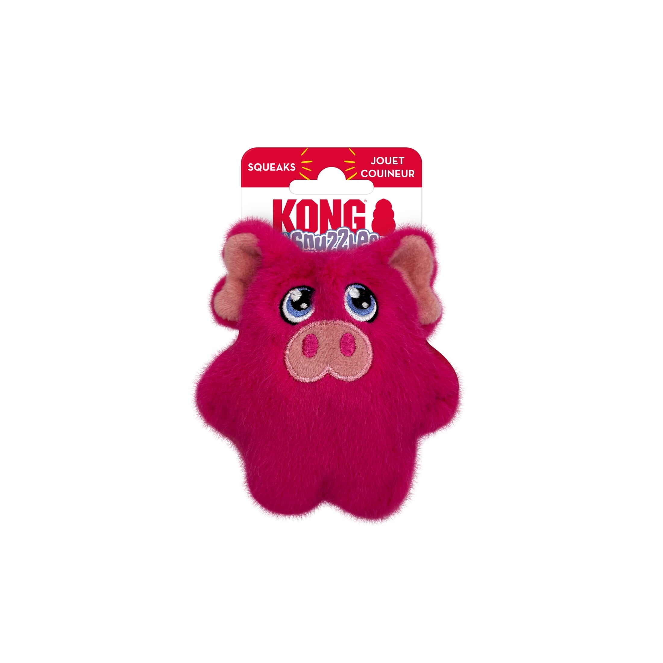 KONG® Snuzzles Plush Squeaker Dog Toy - Mini Pig, Extra Small