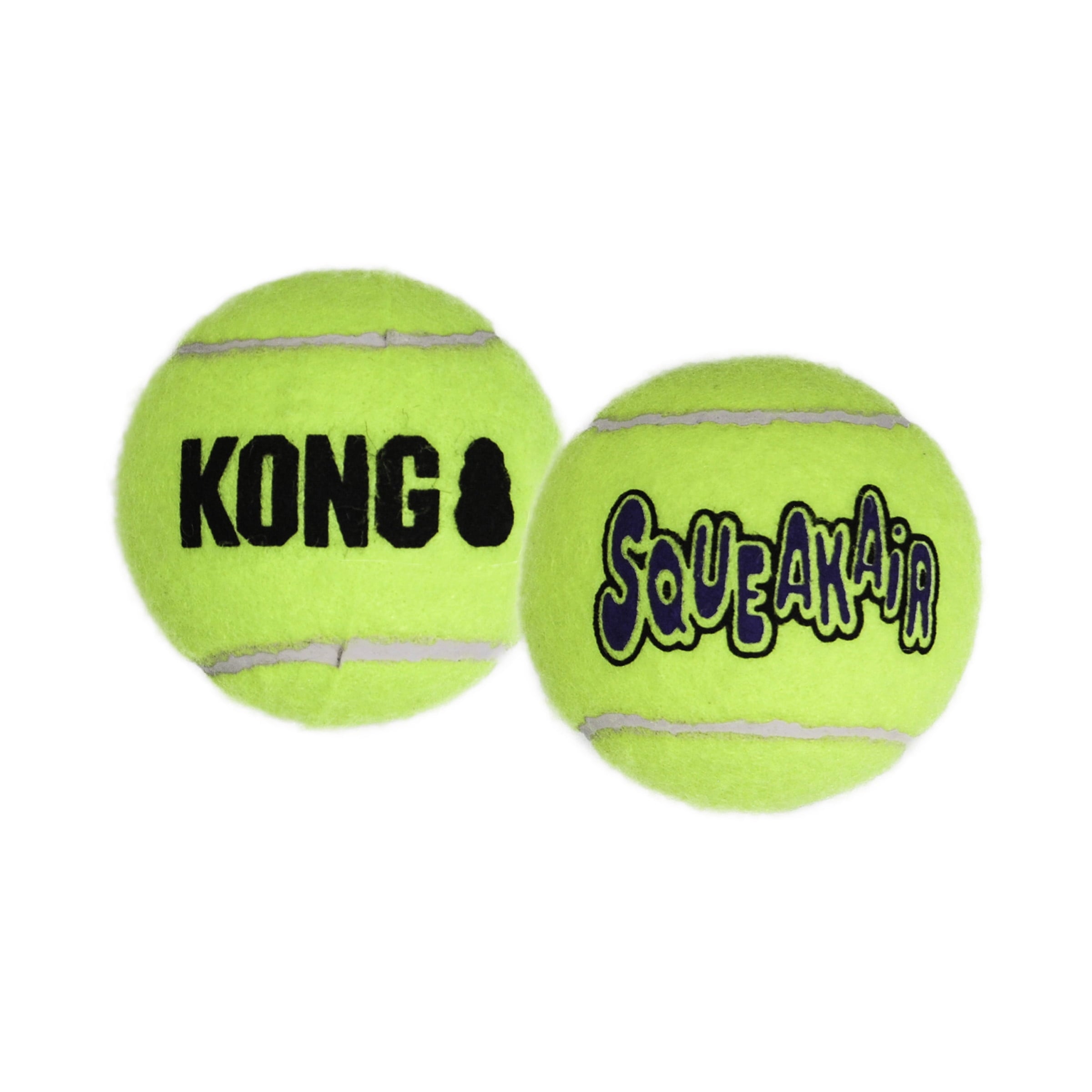 KONG® SqueakAir Tennis Balls Fetch Dog Toy with Squeaker - Medium, 3 Count