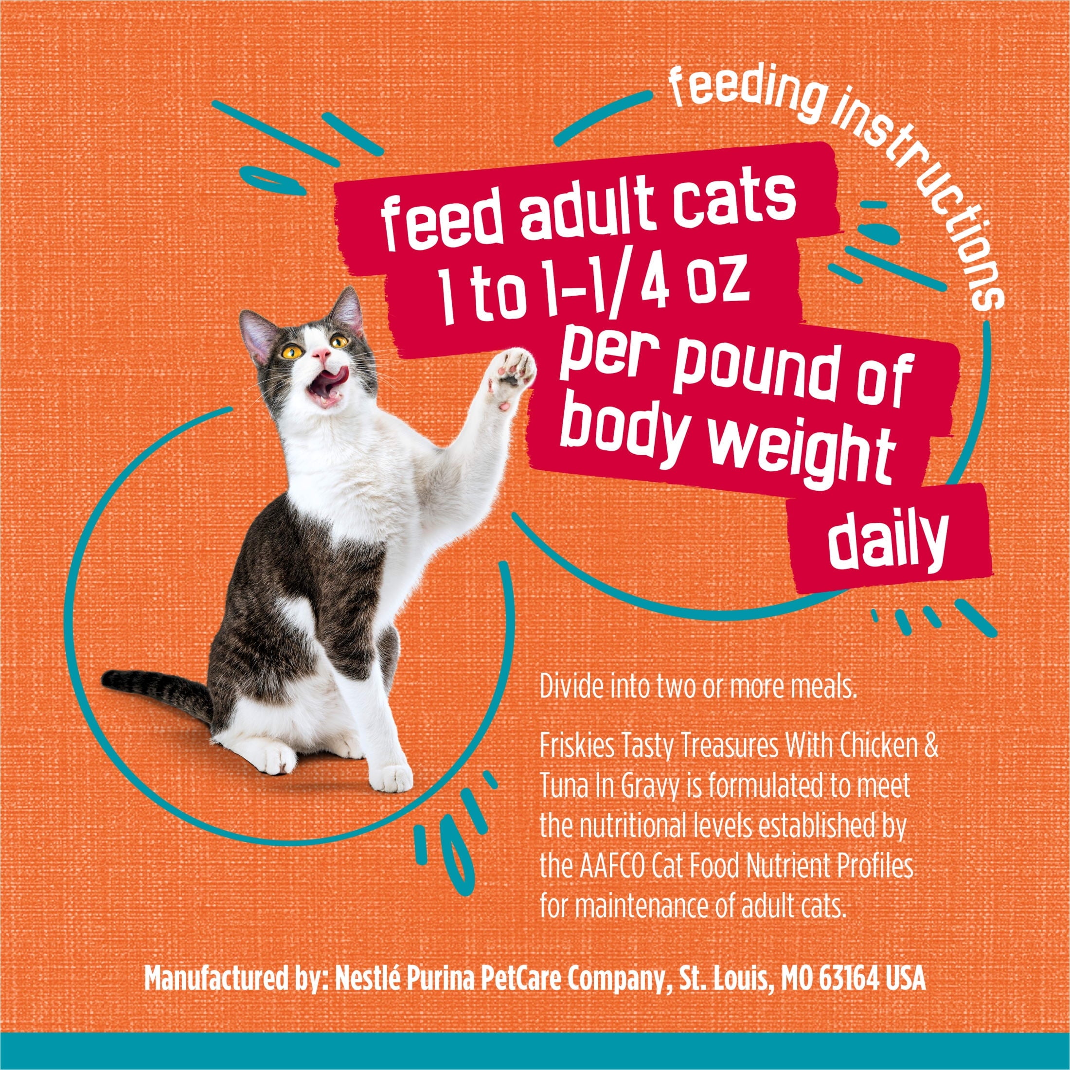 Purina Friskies Chicken and Tuna - Wet Cat Food, 5.5 oz Cans - 6-Pack