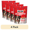 Milk Bone CELEBRATE Birthday Cake Artificially Flavored Biscuits - Small Dog Treats, 8 oz Bag - 4-Pack