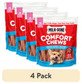 Milk Bone Comfort Chews - Mini Dog Chews with Unique Chewy Texture and Real Beef, 22.2 oz Bag (18 Chews) - 4-Pack