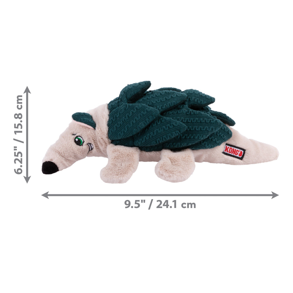 KONG® Layerz Forage Crackle and Squeaker Dog Toy - Armadillo, Medium