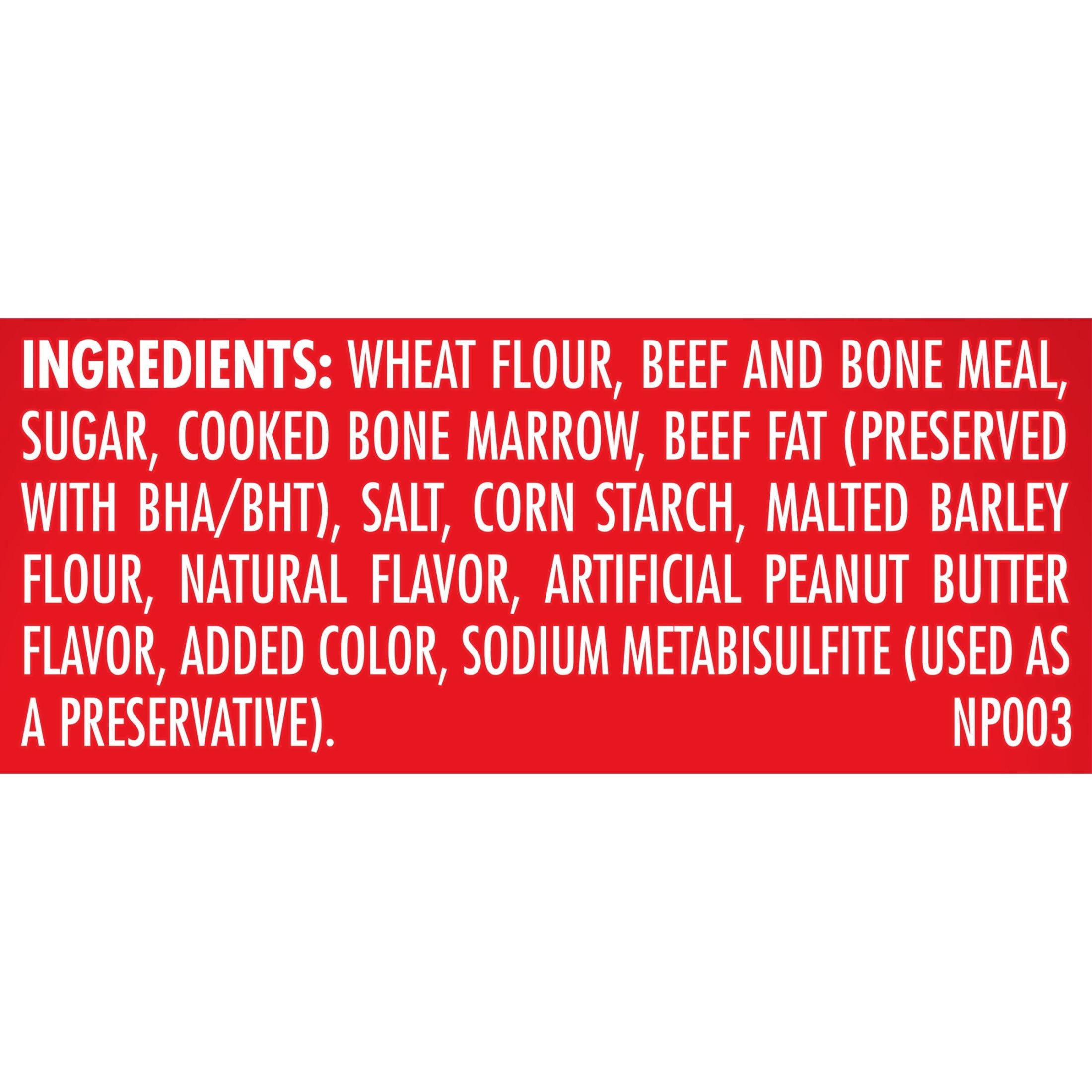 Milk Bone MaroSnacks Peanut Butter Flavor Dog Treats With Bone Marrow - 15 oz