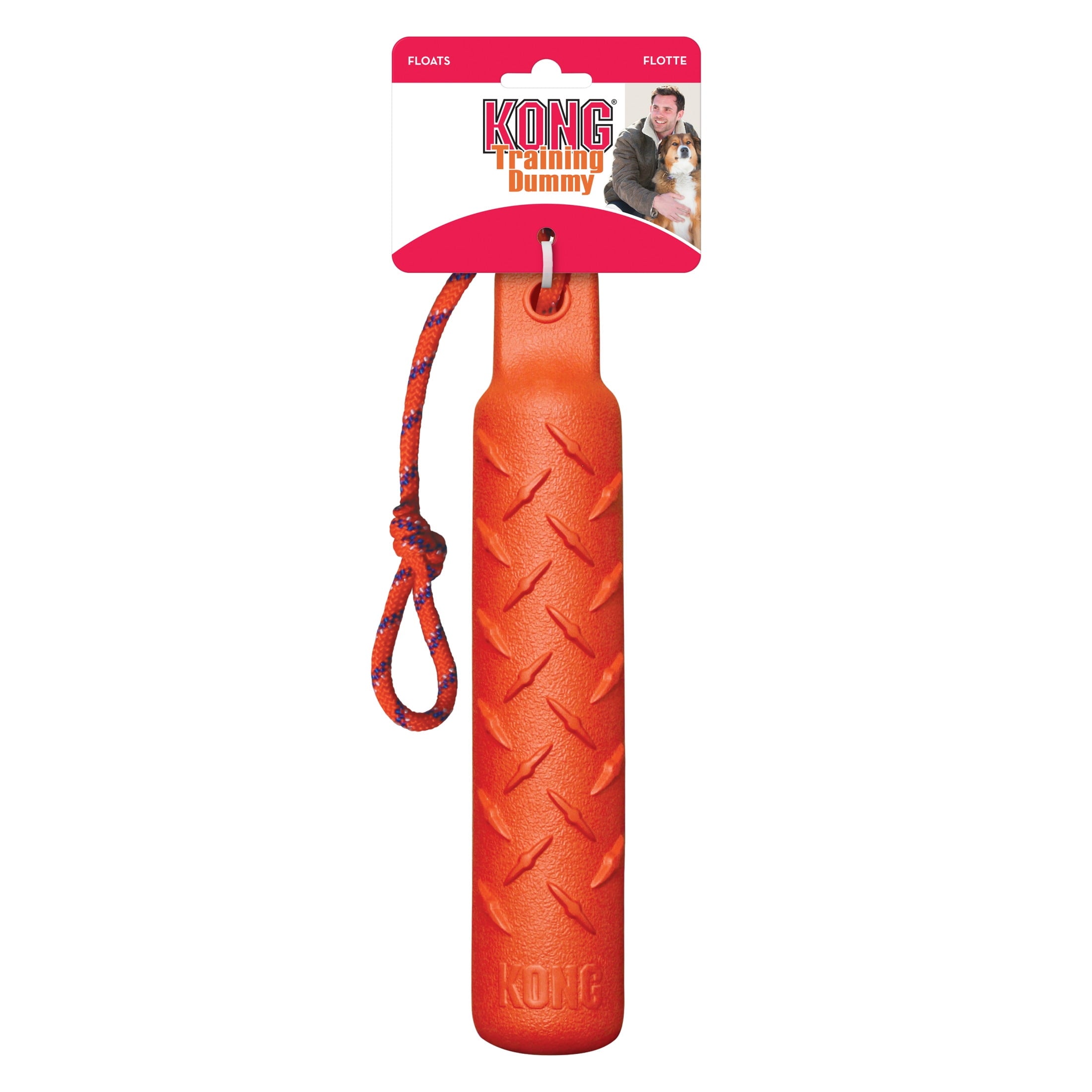 KONG® Training Dummy Toy for Dogs - Foam, for Land and Water, Large