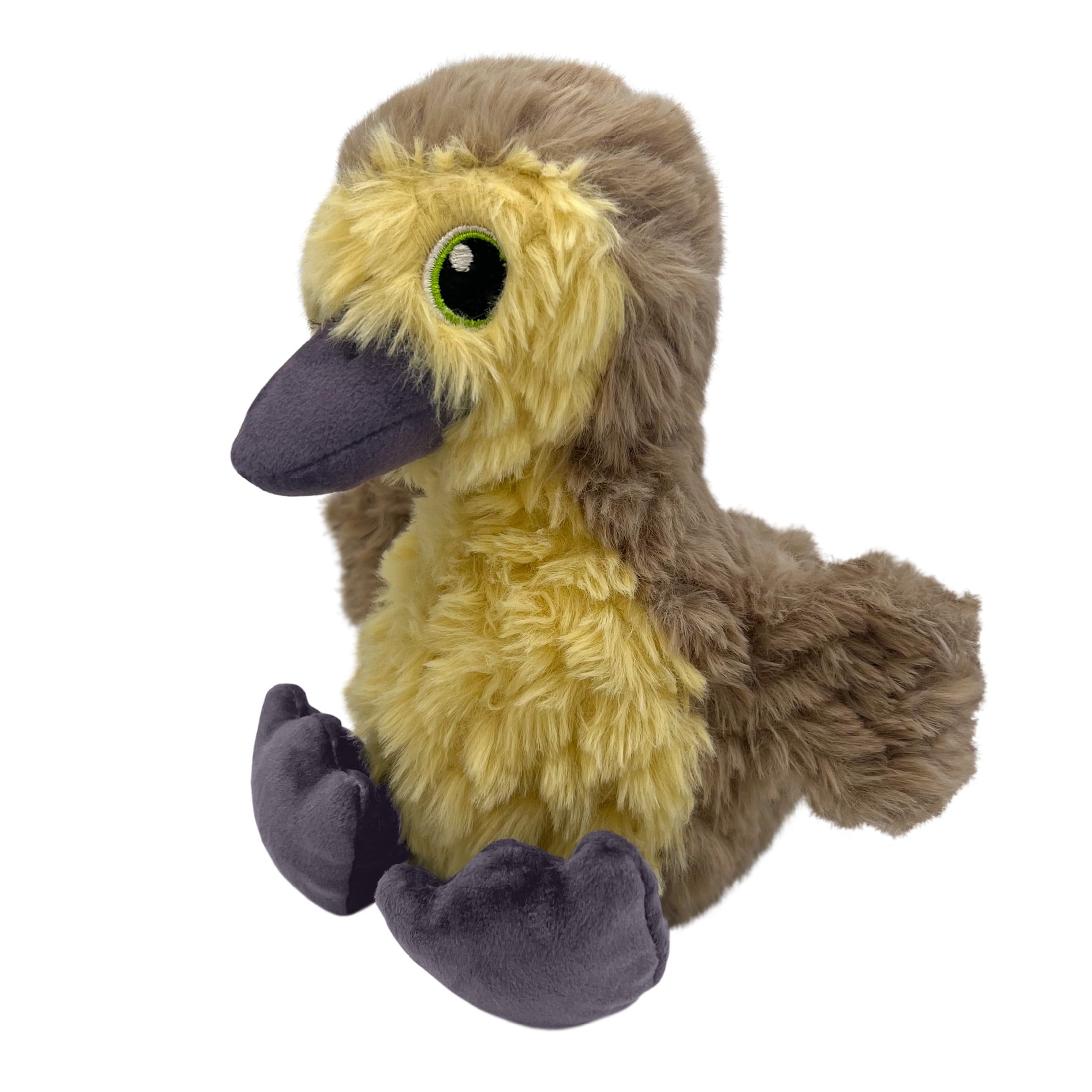 KONG® Comfort Tykes Fluffy Dog Toy - Removable Squeaker, Gosling, Small