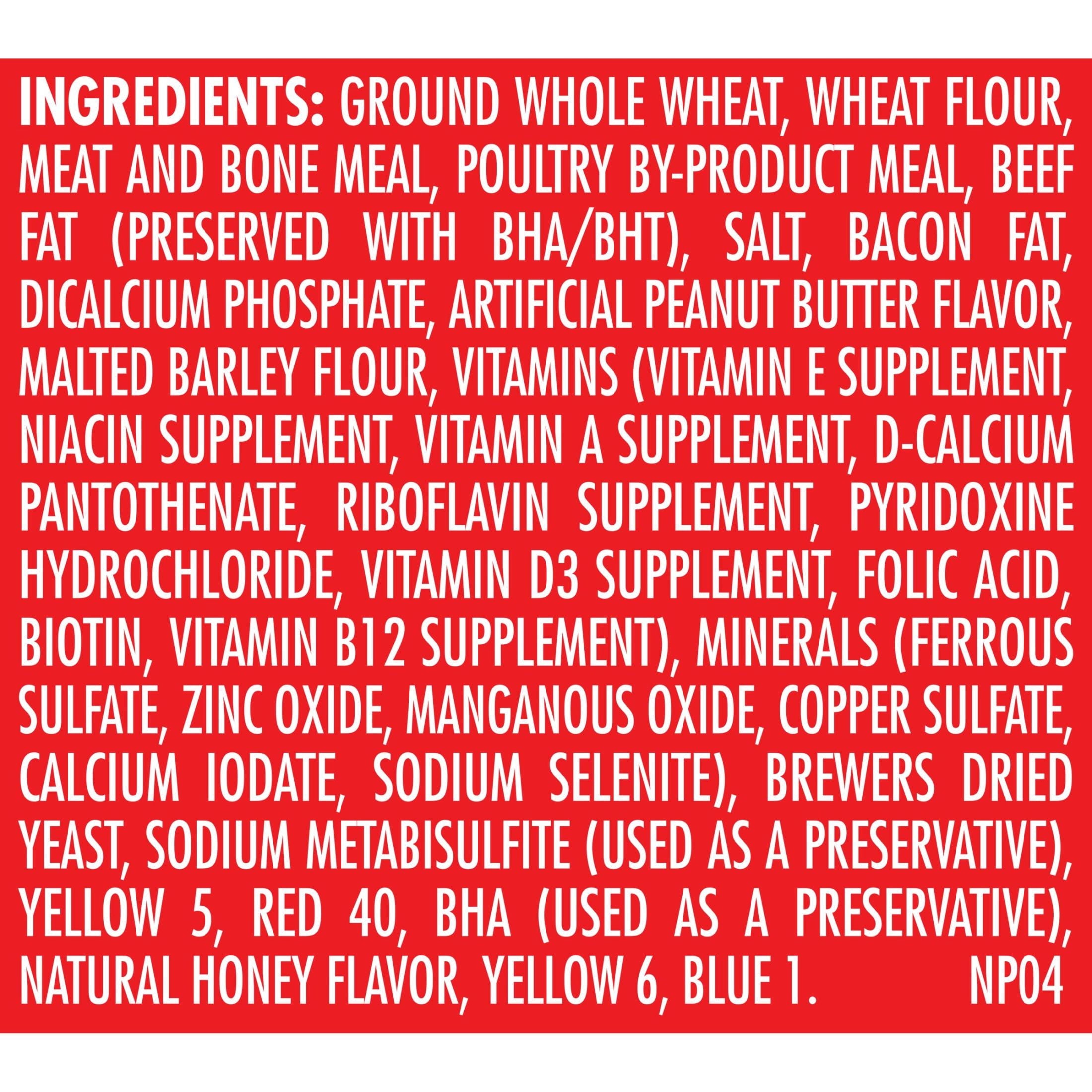 Milk Bone Mini’s Peanut Butter Flavor Dog Biscuits - Naturally & Artificially Flavored, 15 oz Box