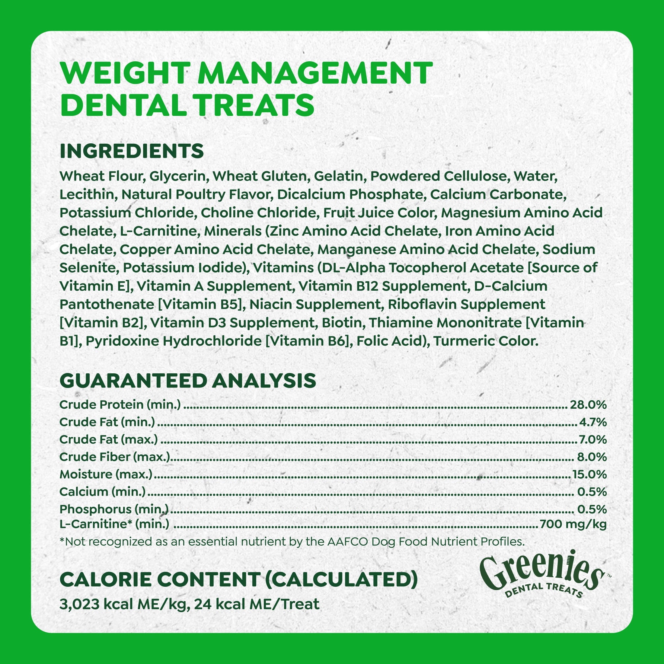 Greenies Adult Natural Dental Dog Treats Large Size - Blueberry Flavor, 12 oz. Pack, 8 Count