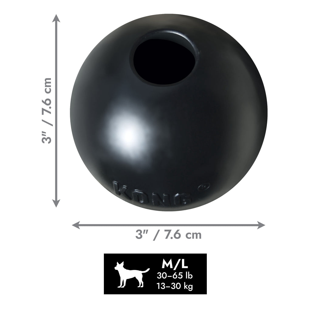 KONG® Extreme Ball Puncture Resistant Dog Toy for Power Chewers - Medium/Large, for Dogs Between 30-65 lbs