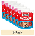 Milk Bone Comfort Chews - Mini Dog Chews with Unique Chewy Texture and Real Beef, 22.2 oz Bag (18 Chews) - 6-Pack