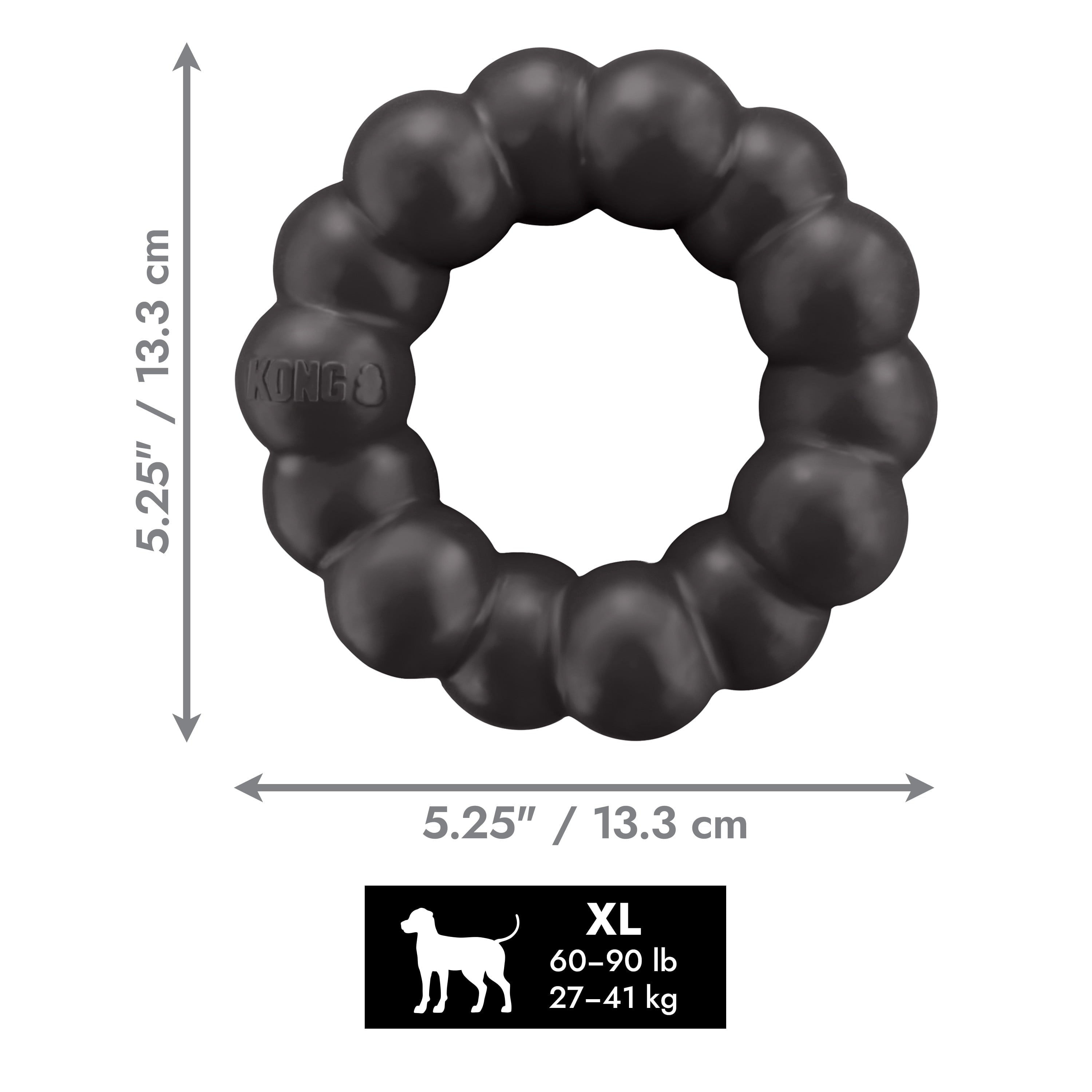 KONG® Extreme Ring Durable Dog Toy - Extra Large, for Dogs Between 60-95 lbs