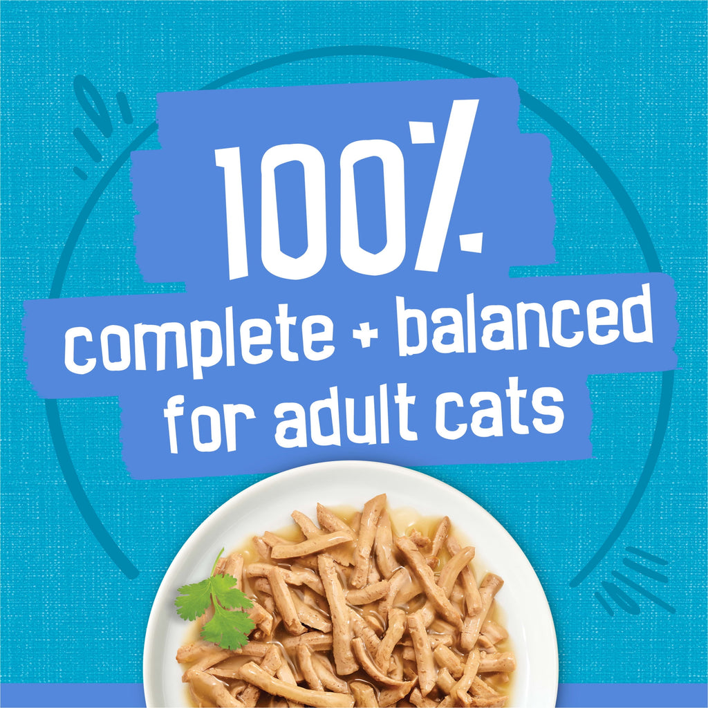 Purina Friskies Shreds - Whitefish and Sardines in Sauce, Wet Cat Food, 5.5 oz Can