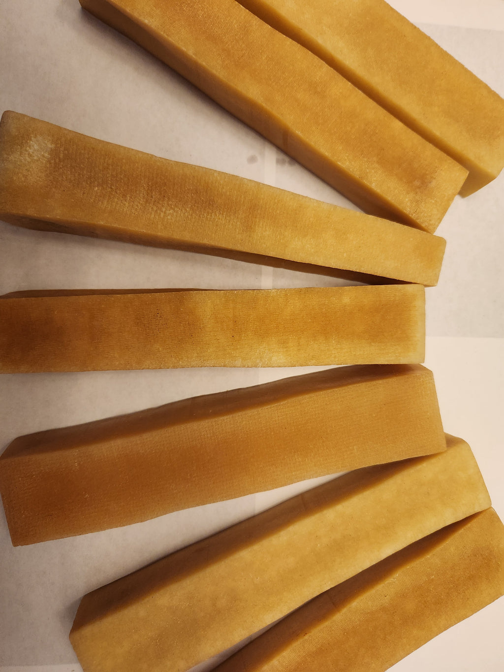Himalayan Yak Milk Bones Dog Chews for Medium/Large Dogs- each is 6" long - 1" Thick, 1+" Wide (7 Bones)