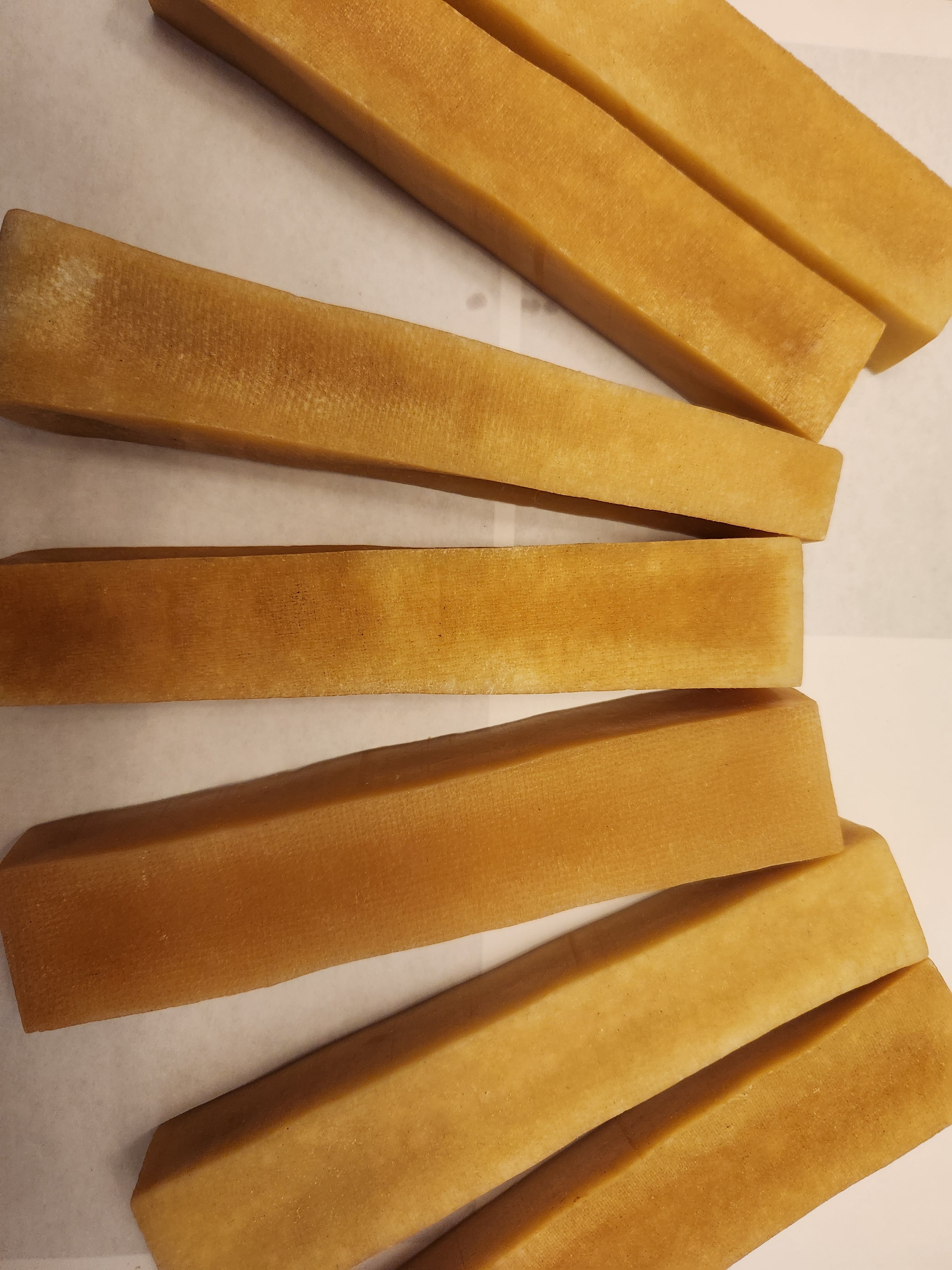 Himalayan Yak Milk Bones Dog Chews for Medium/Large Dogs- each is 6" long - 1" Thick, 1+" Wide (7 Bones)