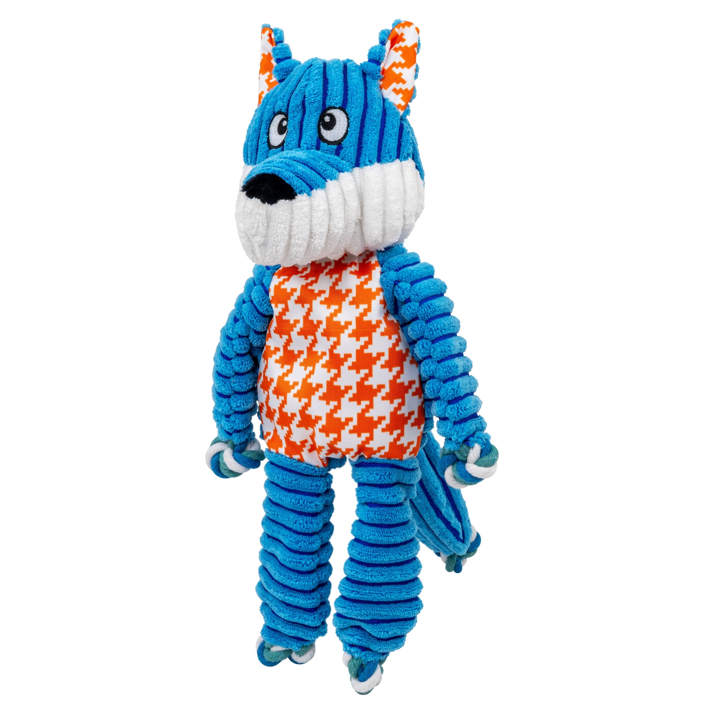 KONG® Floppy Knots Squeaker Dog Toy - Fox, Medium/Large