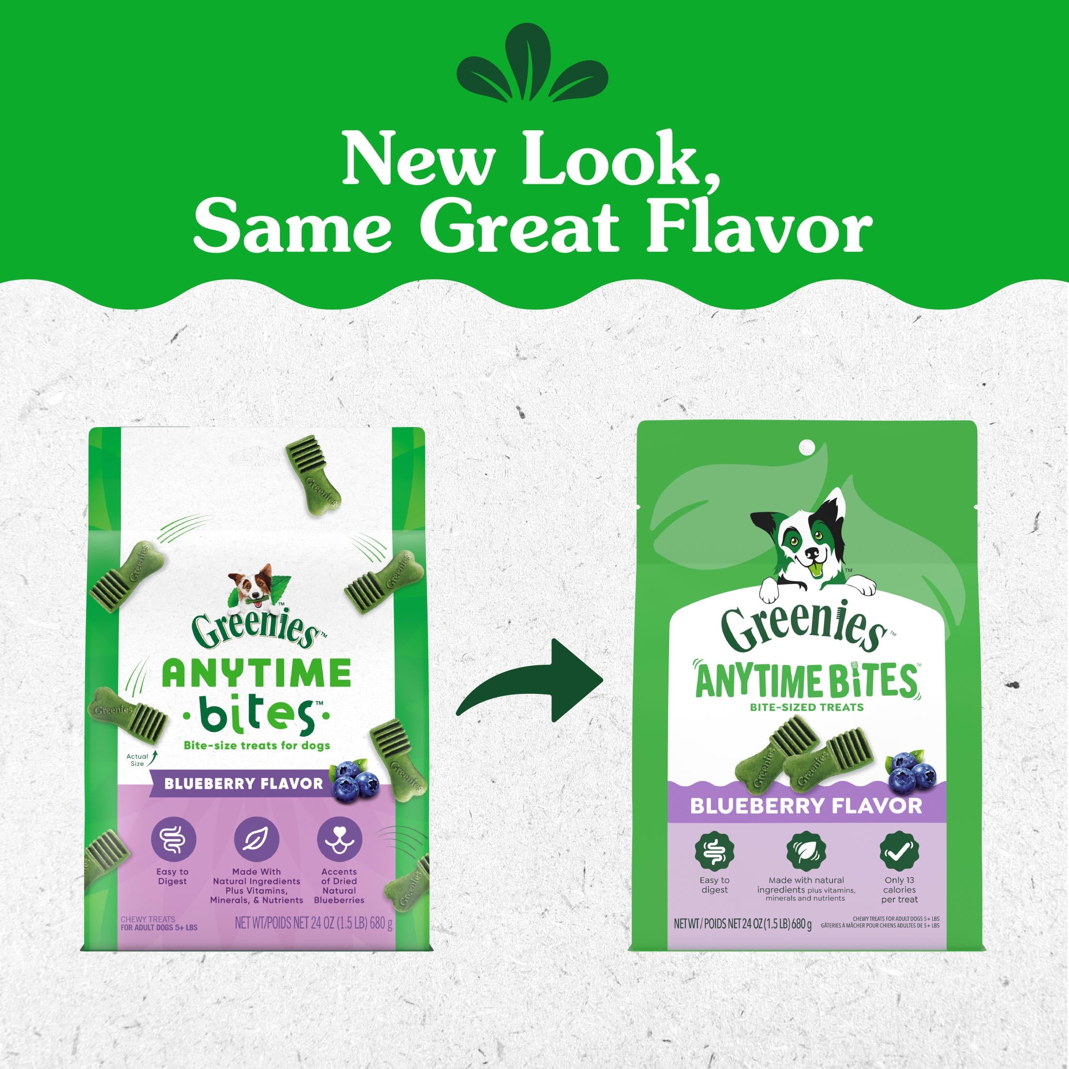 Greenies Anytime Bites Original Flavor Dog Treats - 24 oz Bag
