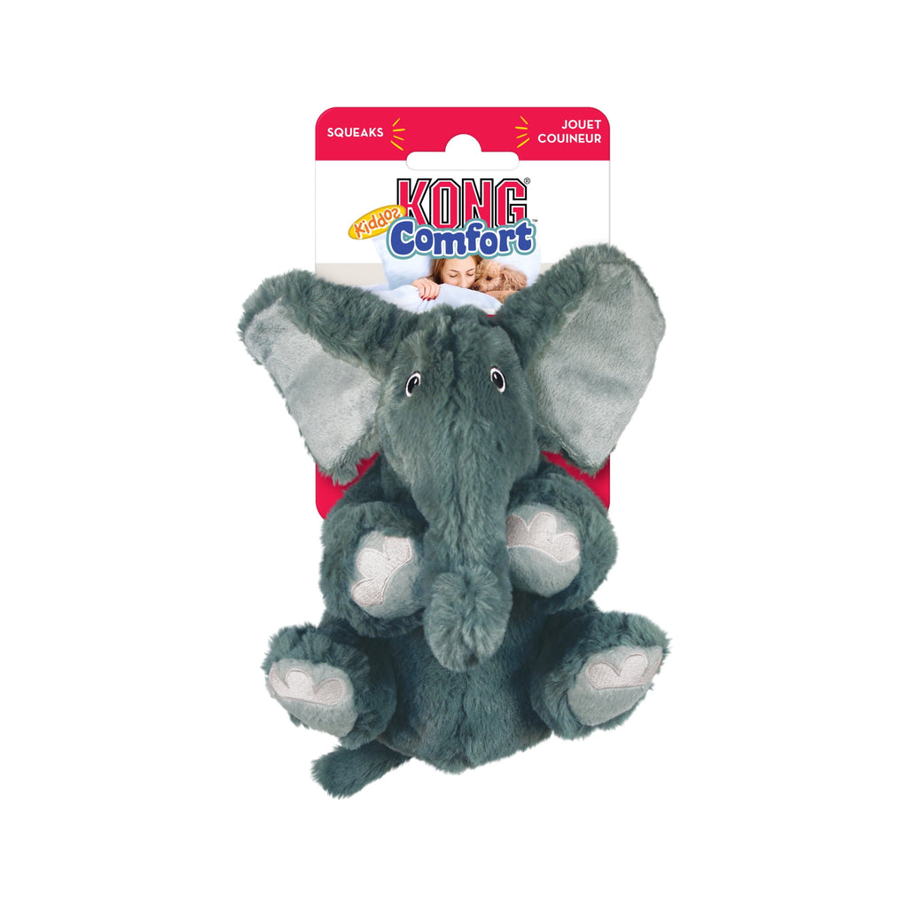 KONG® Comfort Kiddos Dog Toy - Removable Squeaker, Elephant, Extra Small