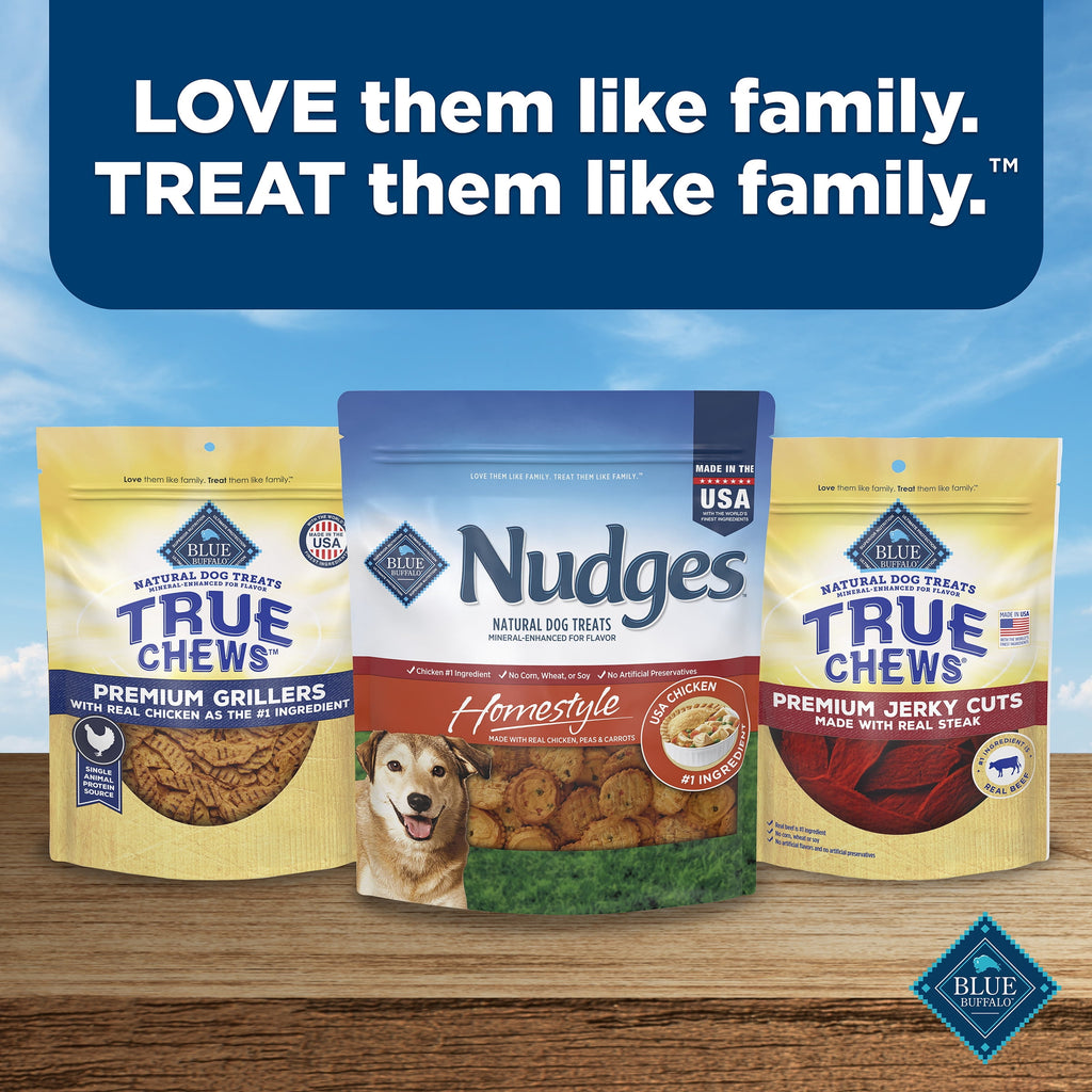 Blue Buffalo Nudges - Natural Dog Treats, Chicken Pot Pie Recipe, 28oz Bag