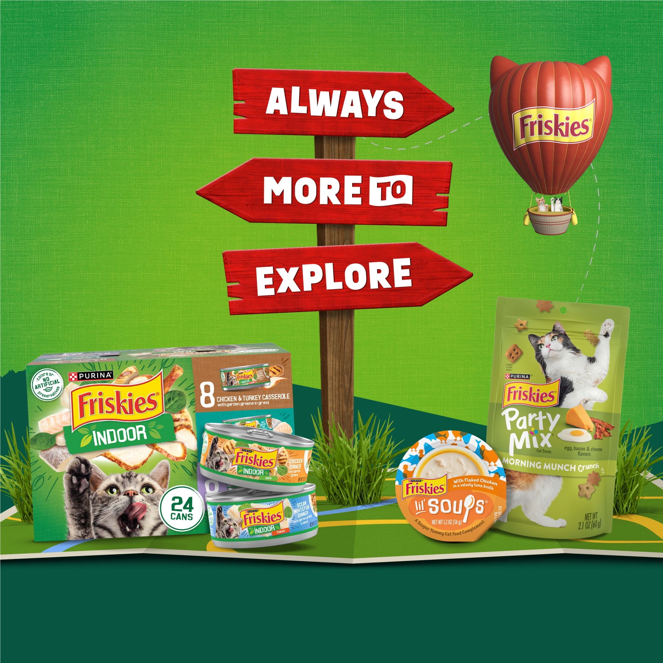 Purina Friskies Indoor Delights Dry Cat Food Flavors of Chicken - Salmon, Peas, and Carrots, 16 lb Bag