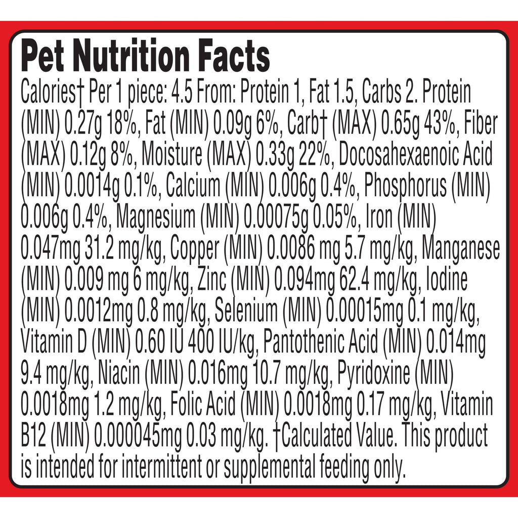 Milk Bone Soft & Chewy Dog Training Treats Made With Real Filet Mignon - Mini Size, 18 oz Bag