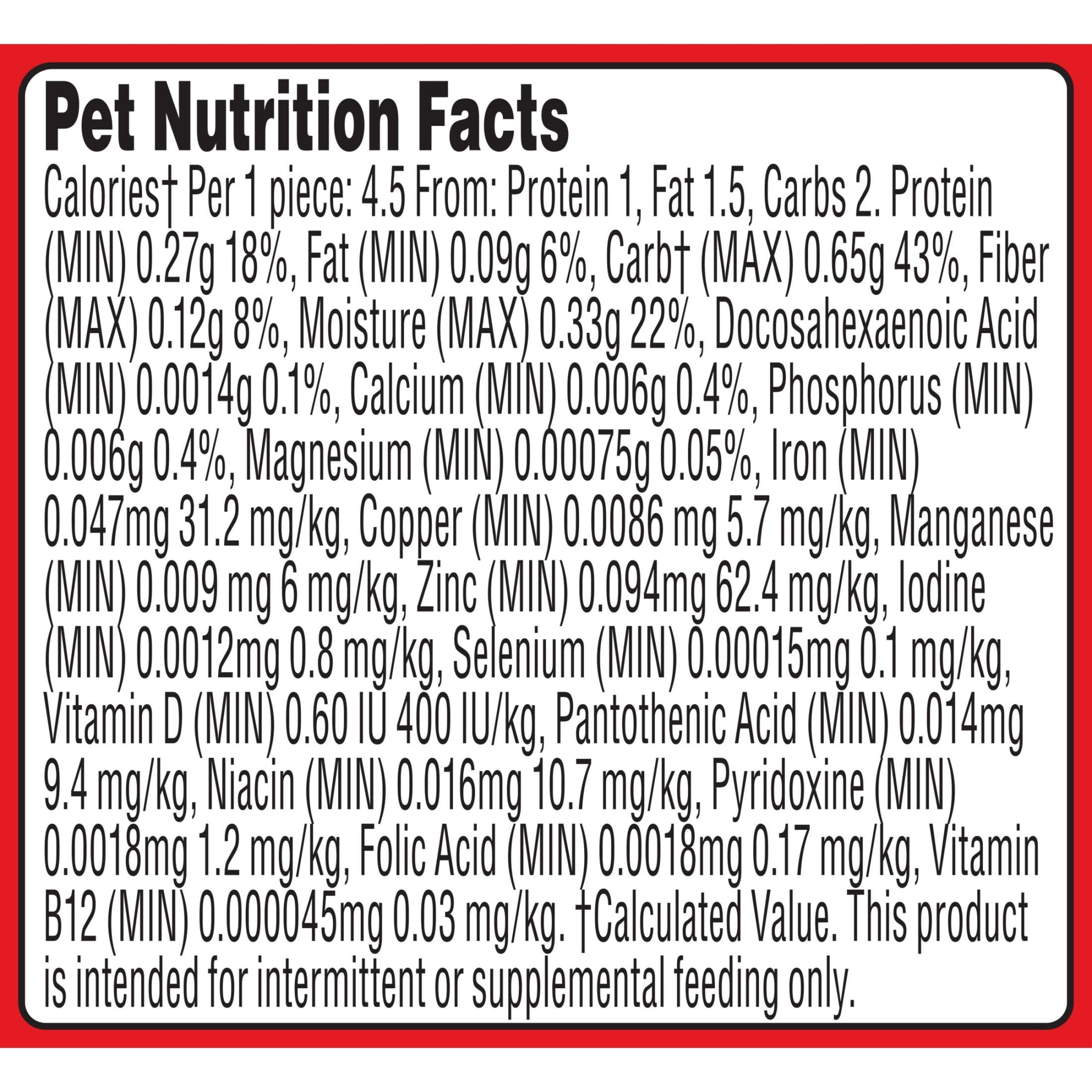 Milk Bone Soft & Chewy Dog Training Treats Made With Real Filet Mignon - Mini Size, 18 oz Bag